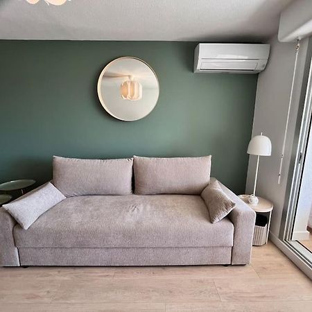 Studio Vue Mer Avec Piscine Et Terrain De Tennis Sausset-les-Pins Exteriér fotografie